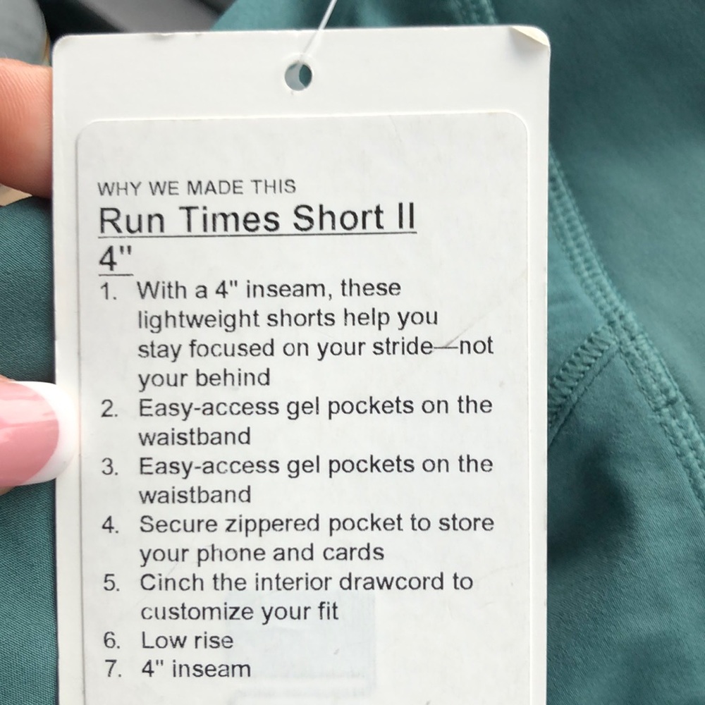 JUST IN ✔️NWT LULULEMON SHORT - Picture 8 of 8